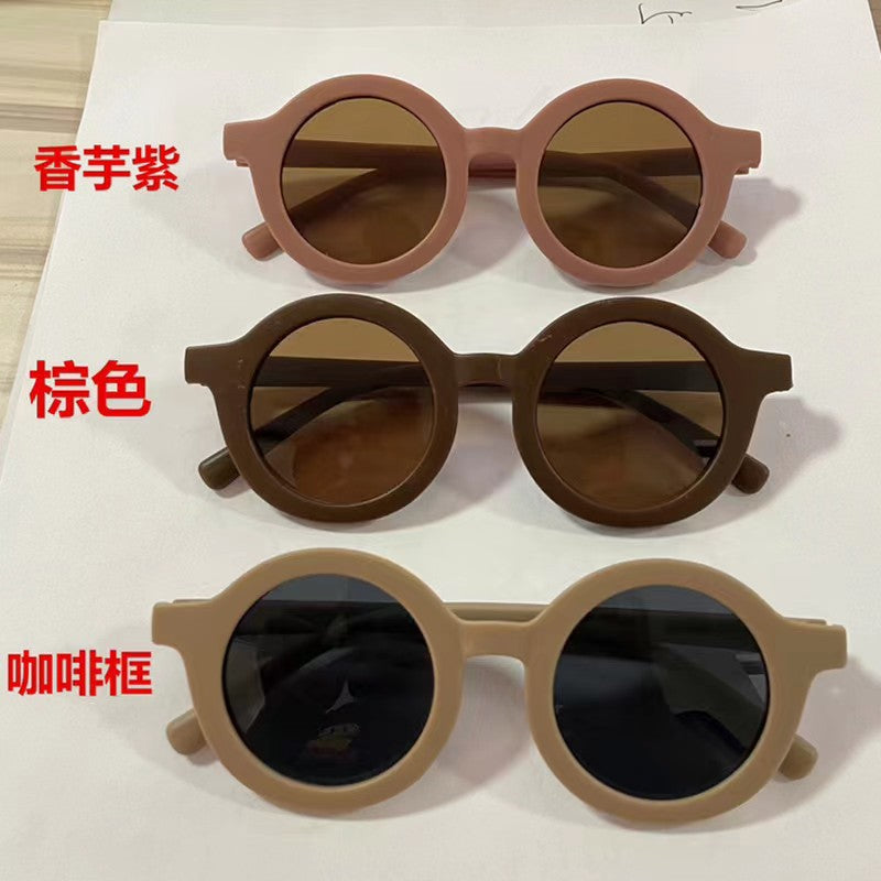 Wholesale New Round Retro Danish Children's Sunglasses